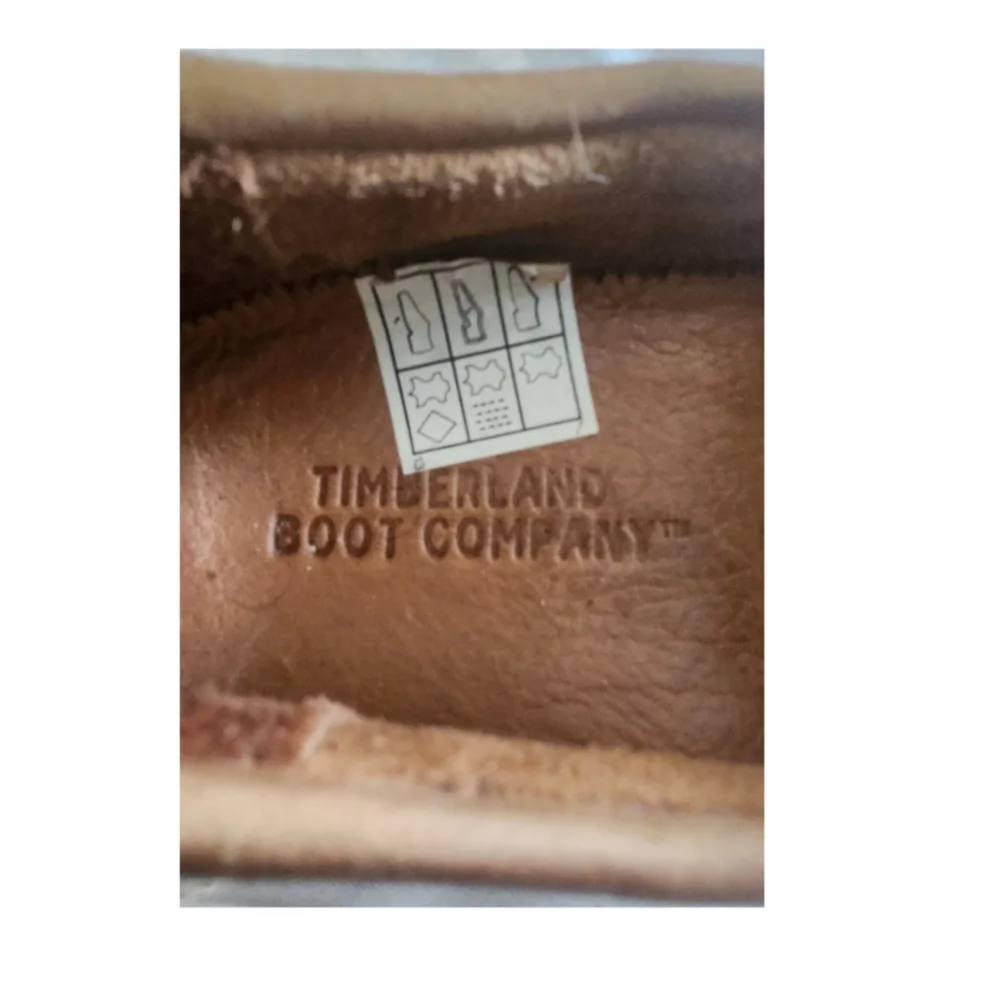 VINTAGE TIMBERLAND BOOT COMPANY MENS BROWN LEATHER DECK BOAT SHOES SIZE 10